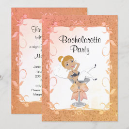 Rödhårig Bachelorette-partiets inbjudan