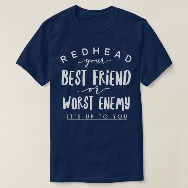 RÖDHÅRIG BEST FRIEND T SHIRT (Design framsida)