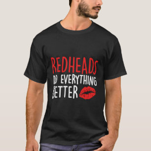 Rödhårig - Ginger Pride Red Hair Readhead T Shirt