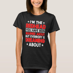 Rödhårig Girl Ginger Reddisdisk Hair T Shirt