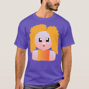 Rödhårig GIRL MED AKTUELL HÅR T Shirt