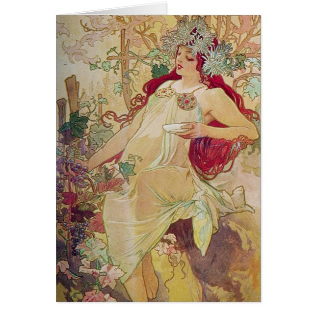 Rödhårig Goddess OBS Kort (Framsidan)