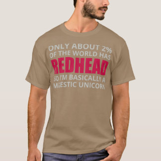 Rödhårig Hair Quote Funny Humor som säger 12 T Shirt