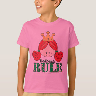 Rödhårig härskar skjortan för rödhårig T Shirt