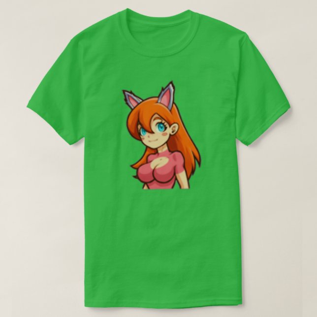 Rödhårig helen t shirt (Design framsida)