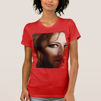 Rödhårig het t-shirt