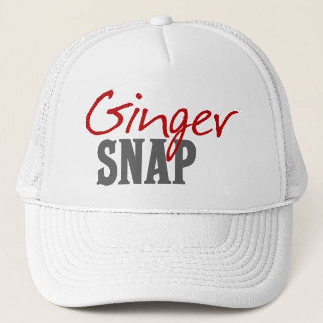 Rödhårig Humor-Ginger Snap Truckerkeps (Framsida)