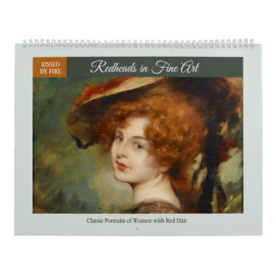 Rödhårig i Fine Art 2026 Kalender