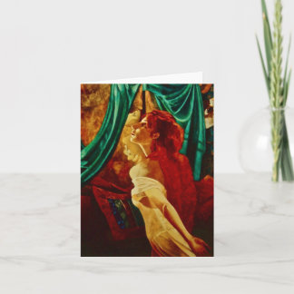 RÖDHÅRIG I SPEGELN (c) 1994 S.Tammany Helgkort