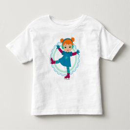 Rödhårig Ice-Skater - Winter Sports-Skalning T Shirt