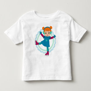 Rödhårig Ice-Skater - Winter Sports-Skalning T Shirt