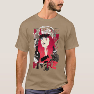 Rödhårig Kvinningsbrand T Shirt