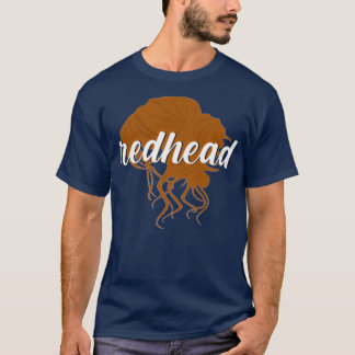Rödhårig Messy Bun T Shirt