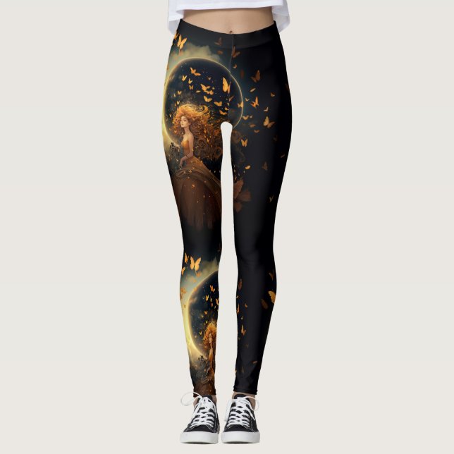 Rödhårig Muse Universe Leggings (Framsida)