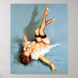 Rödhårig på telefonanslutning poster