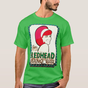 Rödhårig Piano Pub T Shirt