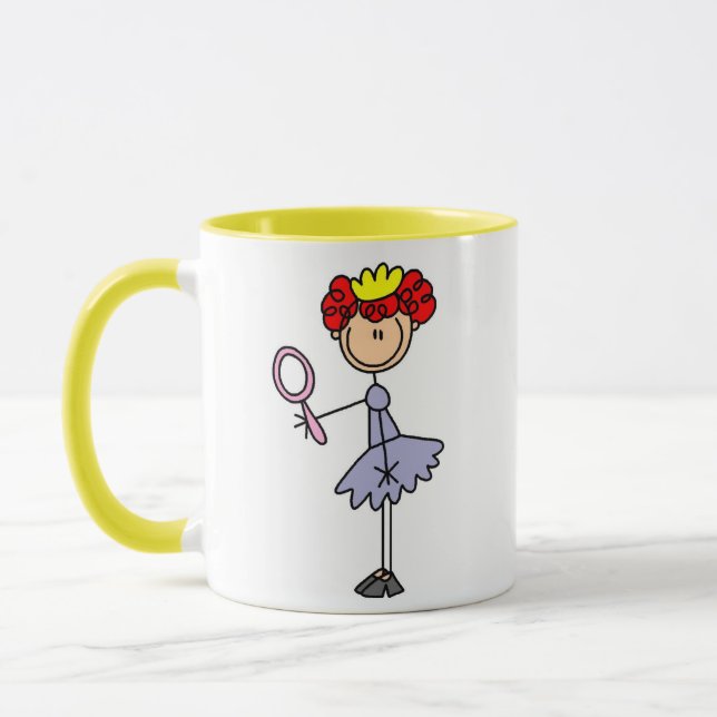 Rödhårig prinsessa mugg (Vänster)