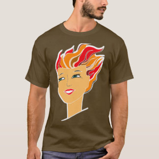 rödhårig-rödhårig-flicka t shirt