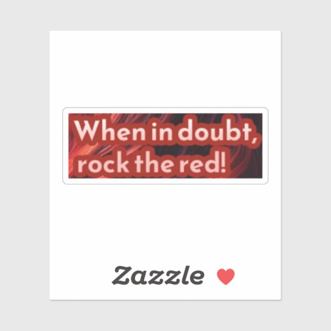 Rödhårig Sticker 4 Klistermärken (Ark)