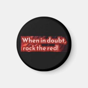 Rödhårig Sticker 4 Magnet