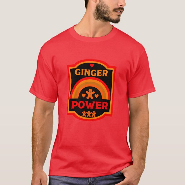 Rödhårig stolthet t shirt (Framsida)