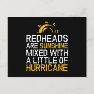 Rödhårig Sunshine Mc1r Red Hair Vykort