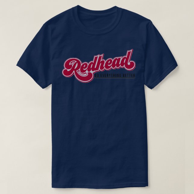 RÖDHÅRIG TSHIRT T SHIRT (Design framsida)