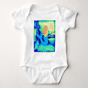 rödhårig utformning av sjöjungfrun tee shirt