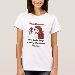 Rödhårigen är Guds Ro T-Shirt