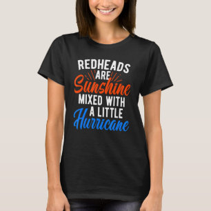 Rödhårigen är Rödhåriget Solskintfärgat ginger T Shirt