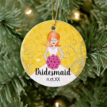 Rödhåriget Bridesmaid-favoriter som du väljer Färg