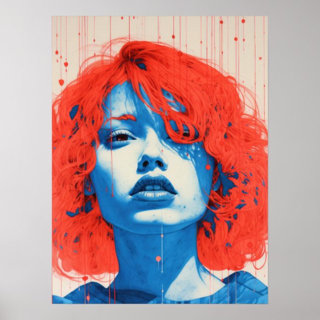 Rödhåriget Enchanting Poster (Framsidan)