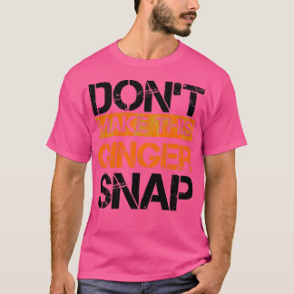 Rödhåriget roliga och talande gåva t shirt