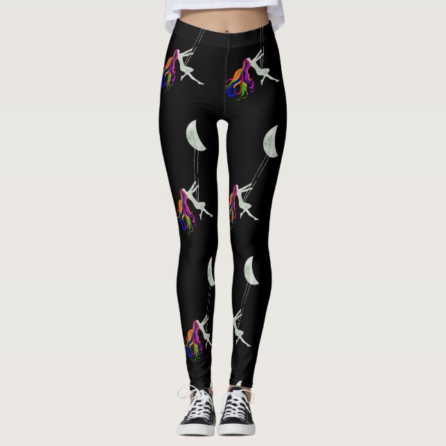 Rödhåriget Thunder_Cove för växling av måne Leggings (Framsida)
