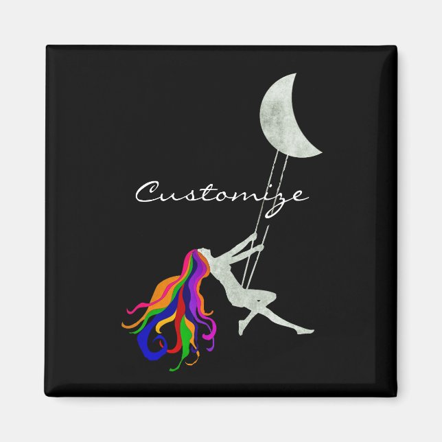 Rödhåriget Thunder_Cove för växling av måne Magnet (Framsidan)