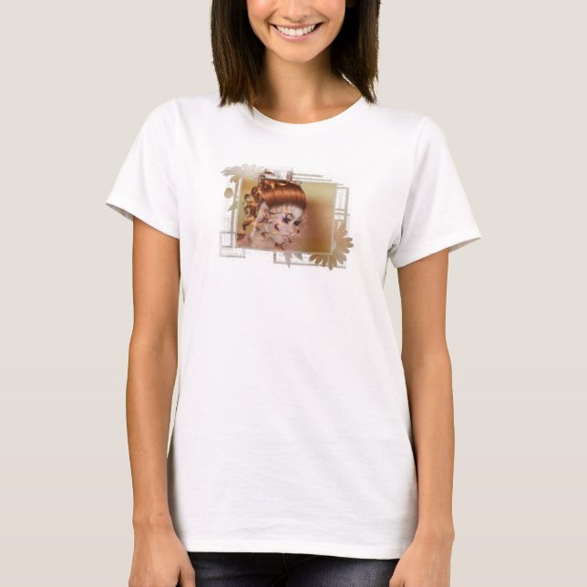Rödhåriget Utformning 2 T-shirt (Framsida)