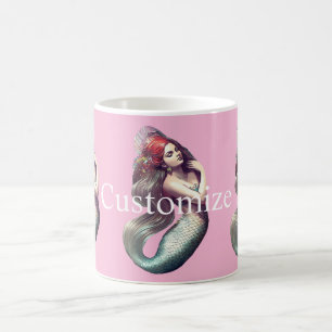 Rödhårigets Sjöjungfru Beauty Thunder_Cove Kaffemugg