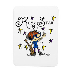 Rödhårigpojkerockstjärna Magnet