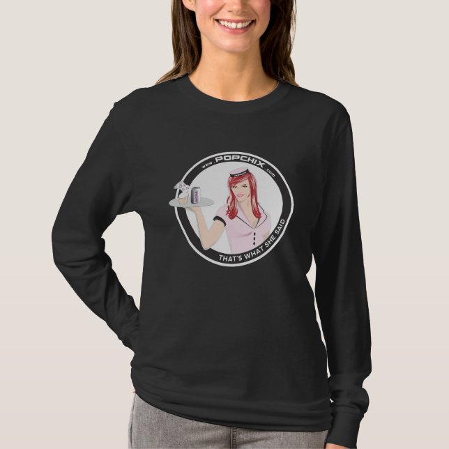 RödhårigPopChiX flicka T-shirt (Framsida)