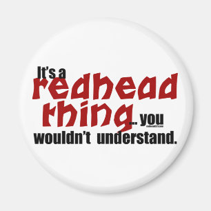 Rödhårigsak Magnet