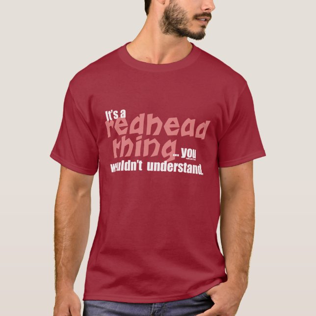 Rödhårigsak Tee (Framsida)