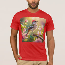 Rödhuvad Buffbröstad Sångare Fantasifågel T Shirt