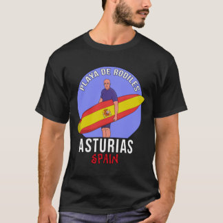 Rodiles Beach Asturias Spanien T Shirt