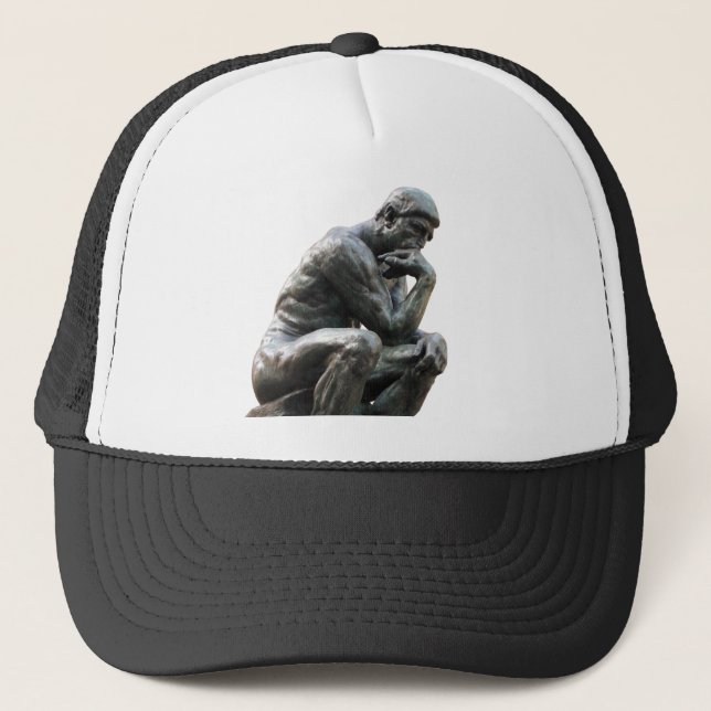 Rodin Thinker - Tänkande mössa hatt Keps (Framsida)