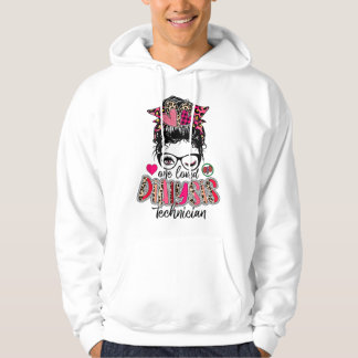 Rödisarband Ett älskat dialys tekniker Valentine' Hoodie