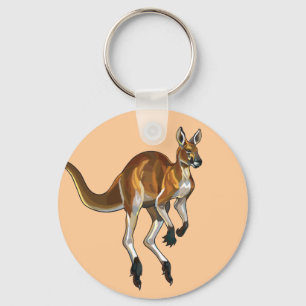 rödkänguru nyckelring