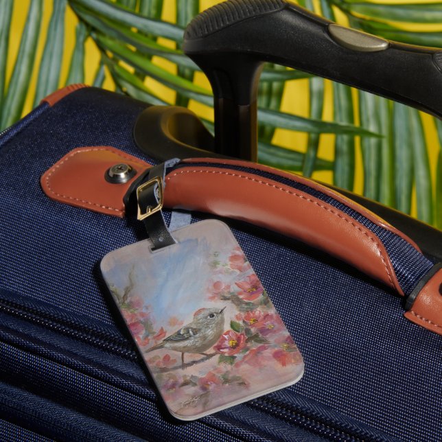 Rödkindad kungsfågel bagagebricka (Framsida Insitu 1)