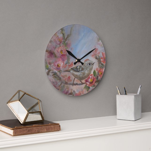 Rödkindad kungsfågel stor klocka (Kontor)