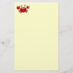 Rödkrabba Brevpapper