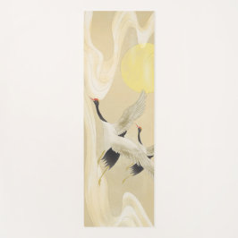 Rödkronad Crane i kinesiska Stil